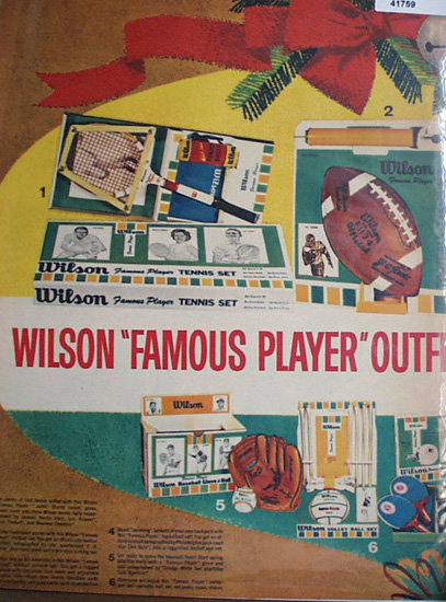 Wilson Sporting Goods Outfits 1962 Ad