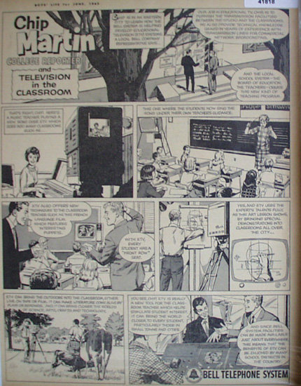 Bell Telephone System Chip Martin 1962 Ad.