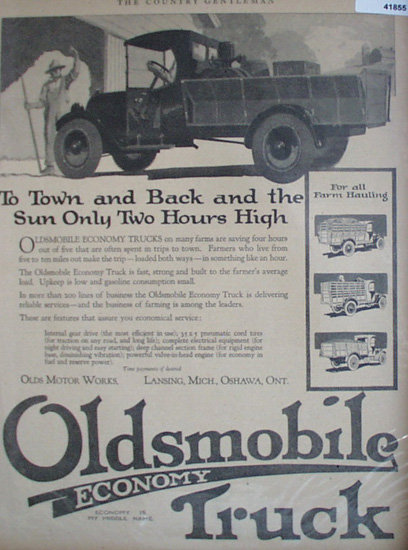Oldsmobile Economy Truck 1920 Ad