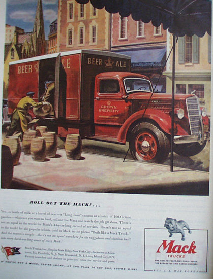 Mack Trucks 1944 Ad.