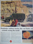 Studebaker Military Trucks 1943 Ad.