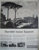 Dodge Trucks And Sperry Gyrocompass 1943 Ad.