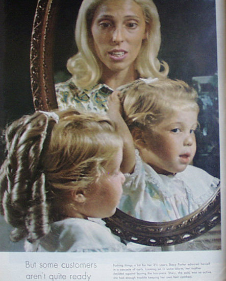 Instant Hairdos For Little Girls 1970 Ad
