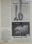 Wallace Stainless Tableware 1952 Ad