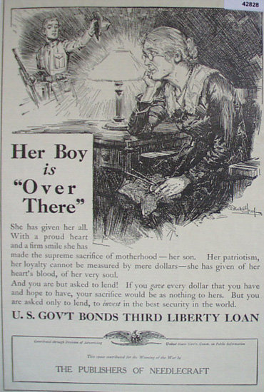 Needlecraft U.S. Govt. Bonds 1918 Ad