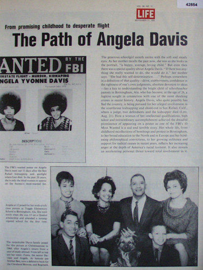 The Path Of Angela Davis 1970 Article