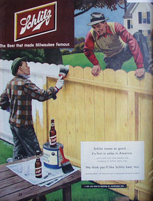 Schlitz Beer 1951 Ad.