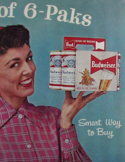 Budweiser Beer 1958 Ad