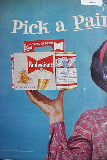 Budweiser Beer 1958 Ad.