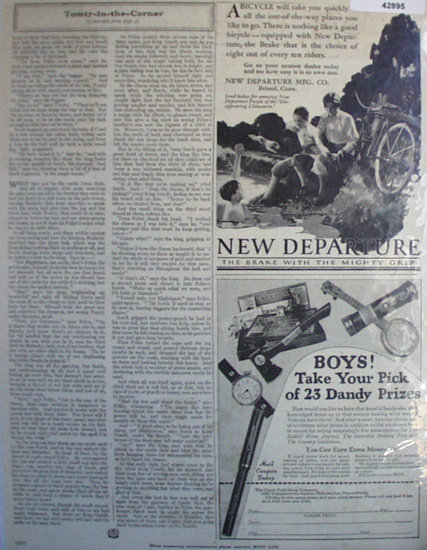 New Departure Bicycle Brakes 1927 Ad.