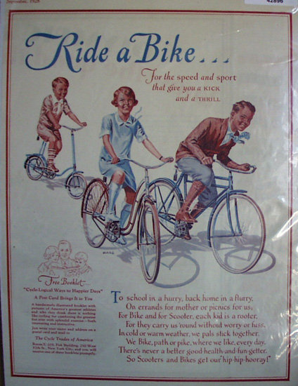 Cycle Trades Of America 1928 Ad.