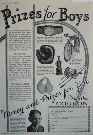 The Crowell Publishing Co. 1929 Ad.