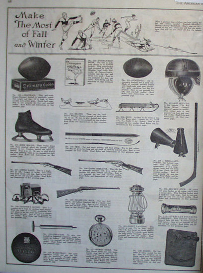 The American Boy Prizes 1927 Ad.