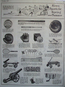 The American Boy Prizes 1927 Ad.
