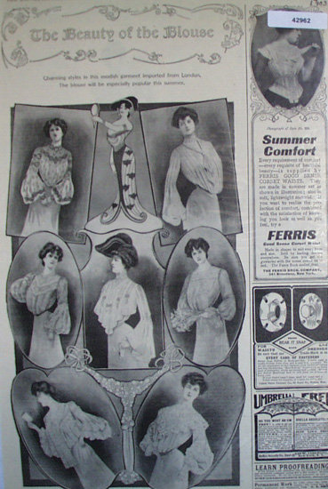 Clothes Blouses 1903 Ad.