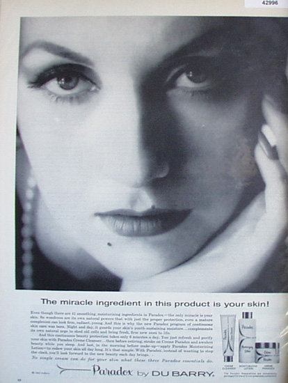 Paradox By Du Barry 1963 Ad