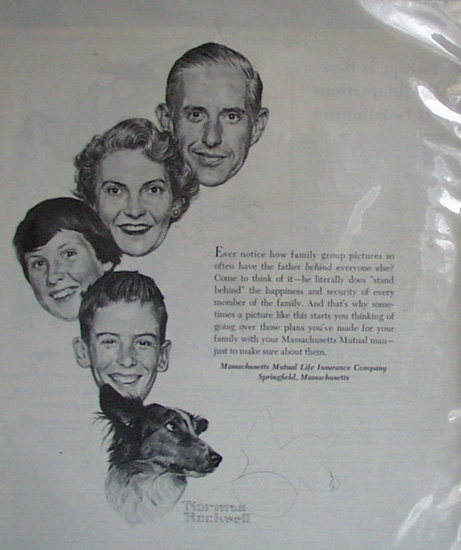 Massachusetts Mutual Life Insurance Co. 1952 Ad