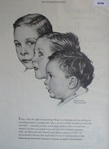 Mass. Mutual Life Insurance Co. 1953 Ad