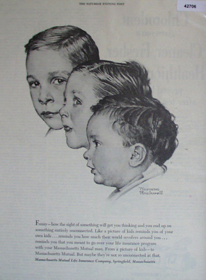 Mass. Mutual Life Insurance Co. 1953 Ad