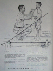 Mass. Mutual Life Insurance Co. 1960 Ad