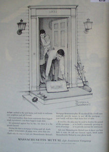 Mass. Mutual Life Insurance Co. 1961 Ad