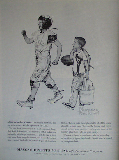 Mass. Mutual Life Insurance Co. 1961 Ad