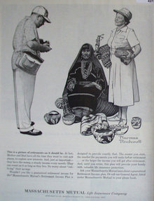 Mass. Mutual Life Insurance Co. 1961 Ad