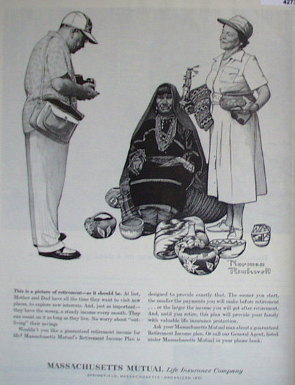Mass. Mutual Life Insurance Co. 1961 Ad
