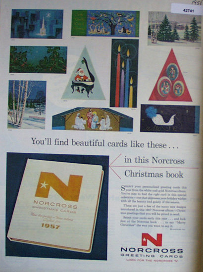 Norcross Greeting Cards 1951 Ad