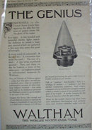 Waltham Watches 1920 Ad
