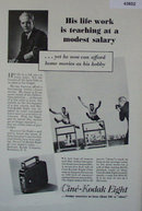 Cine Kodak Eight Movie Camera 1907 To 1912 Ad