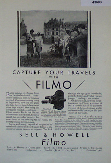 Filmo 70D Movie Camera 1907 To 1912 Ad