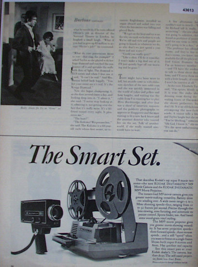 Kodak M9 Movie Camera And M95 Movie Projector 1969 Ad