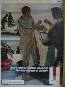 Viceroy Filter Cigarettes 1972 ad