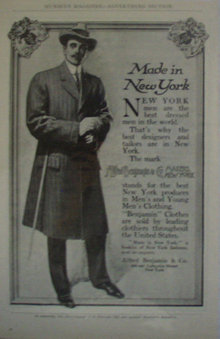 Alfred Benjamin And Co. 1907 To 1912 Ad