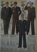 Sears Mens Suits 1933 Ad.