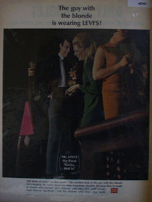 Levis Slacks for Men 1967 Ad