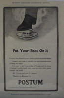Postum Cereal Co. Coffee 1907 To 1912 Ad