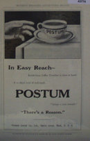 Postum Cereal Co. Coffee 1907 To 1912 Ad