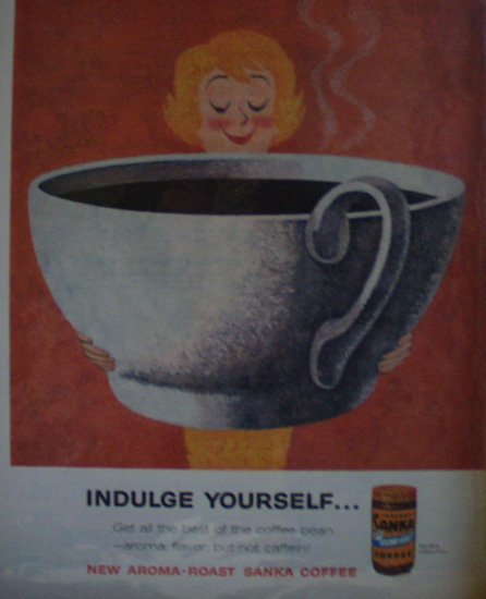 Sanka Aroma Roast Coffee 1960 Ad