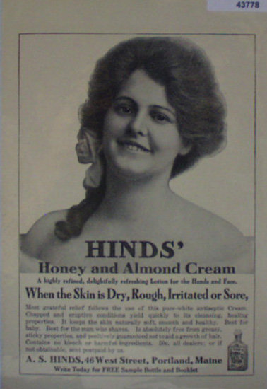 Hinds Lotion For Hands And Face 1907 To 1912 Ad