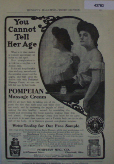 Pompeian Massage Cream 1907 To 1912 Ad