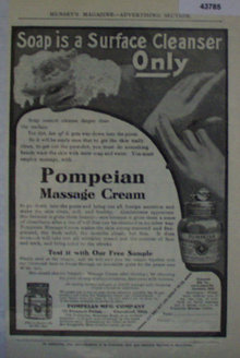 Pompeian Massage Cream 1907 To 1912 Ad