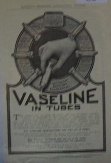 Vaseline In Tubes 1907 To 1912 Ad