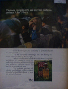 Taji Perfume 1967 Ad.