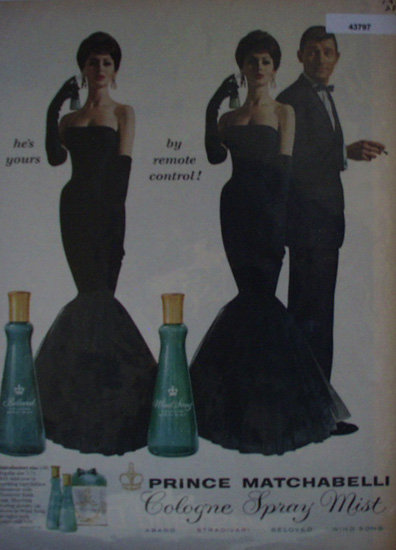 Prince Matchabelli Cologne 1960 Ad
