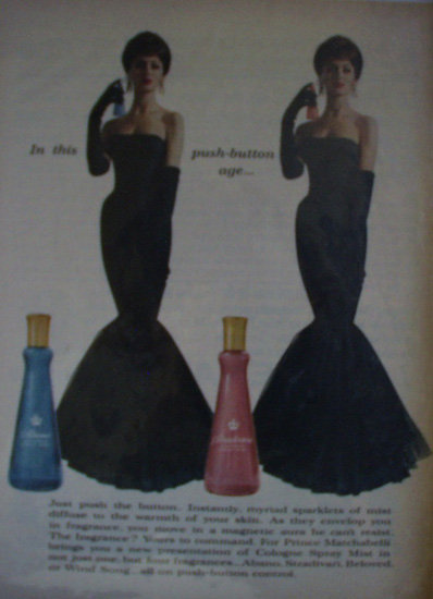 Prince Matchabelli Cologne 1960 Ad