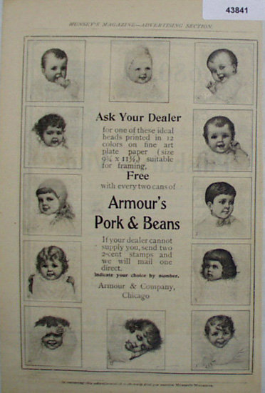Armours Pork And Beans 1907 To 1912 Ad