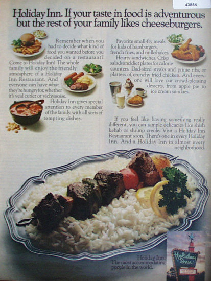 Holiday Inn Foods 1972 Ad