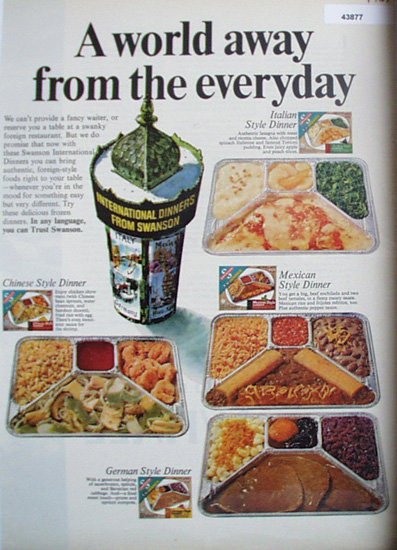 Swanson TV Dinner 1967 Ad